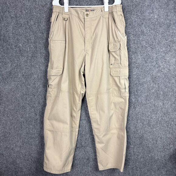 5.11 Tactical Other - 5.11 Tactical Cargo Pants Mens size 36 Beige Workpants Outdoors Flawed